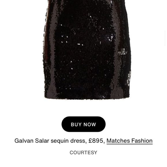 GALVAN LONDON SALAR SEQUIN DRESS - Picture 14 of 14